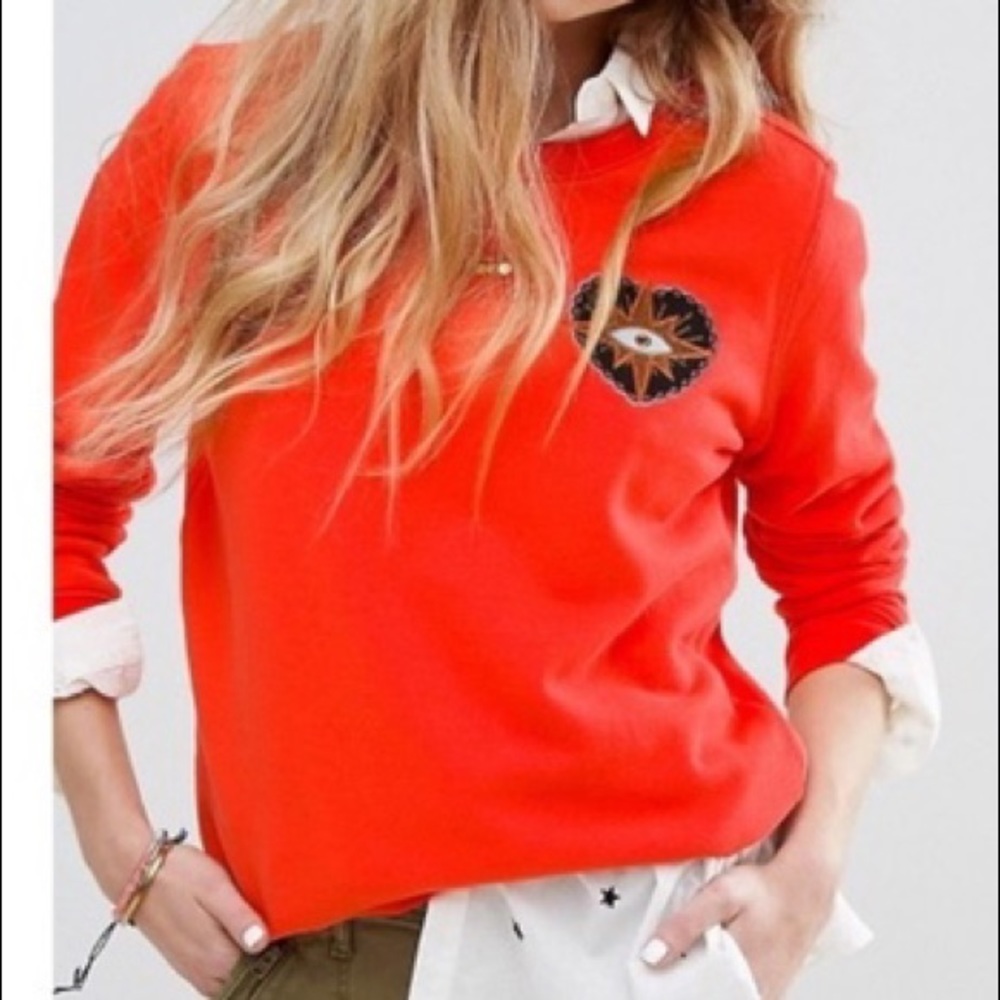 ISO!!!! Scotch and Soda Eye Embroidered Sweatshirt